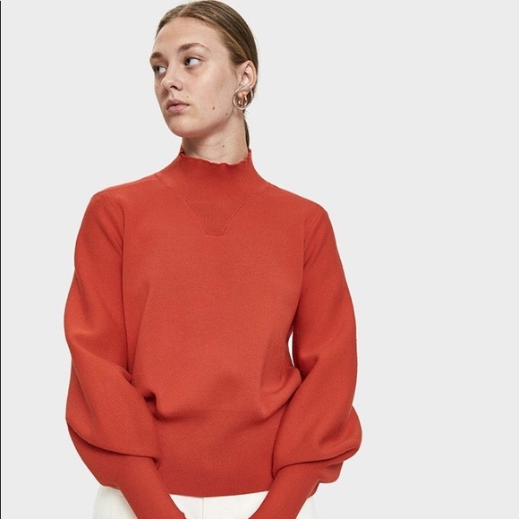 Just Female Sweaters - Just Female Alma Bishop Sweater- minimalistic
